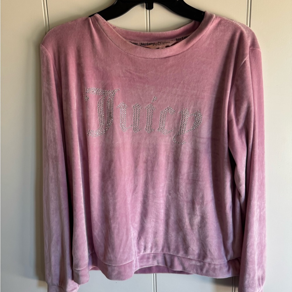 Juicy Couture Y2K Pink Velour Women's Top